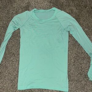 Mint Green Long Sleeve Lululemon Swiftly Top